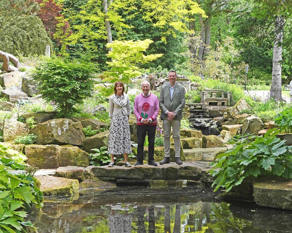 Lucinda Compton, Gyles Brandreth and Lawrence Wright: credit Gerard Binks